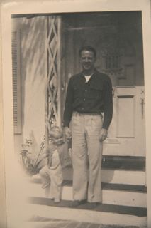 Dad and me 1945 (2)