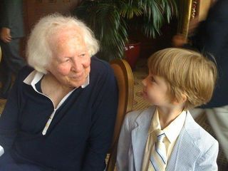 G-grandma and miles - gr