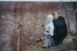 Erie with son, tyler, 1969