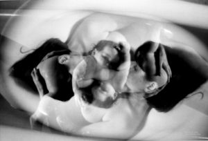 Rebecca and baby impression 1979