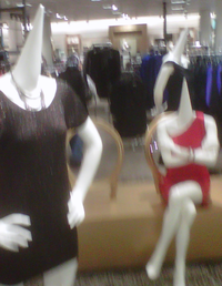 Headless manequins