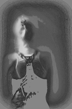 Woman fading 2 - copyright erie chapman 2012