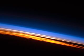 Sunrise from international space station - doug wheelock