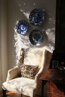 Chair in entrance foyer