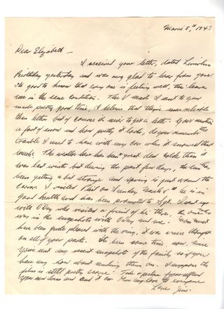 Mail from Uncle Jim 1944