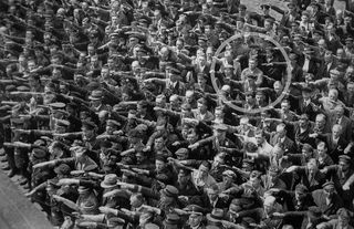 LONER REFUSES NAZI SALUTE 2