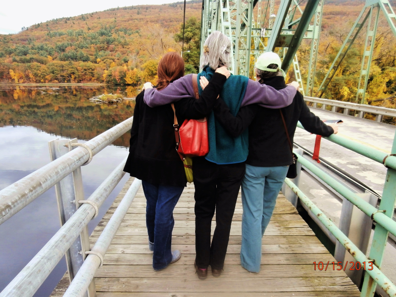 Crossing the bridge-friends 10-2013