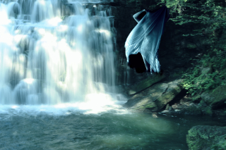 Waterfall dancer #2blue