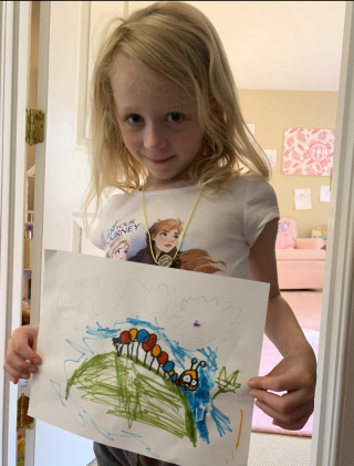 Caroline & caterpiller