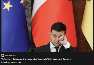Zelensky - The Telegraph Reuters