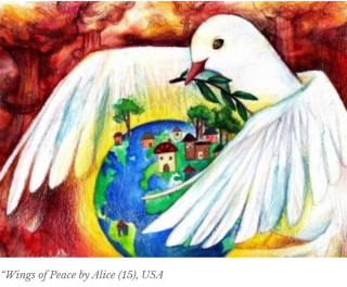 Wings of peace UN Art Contest 2012 Wings of peace UN Art Contest 2012